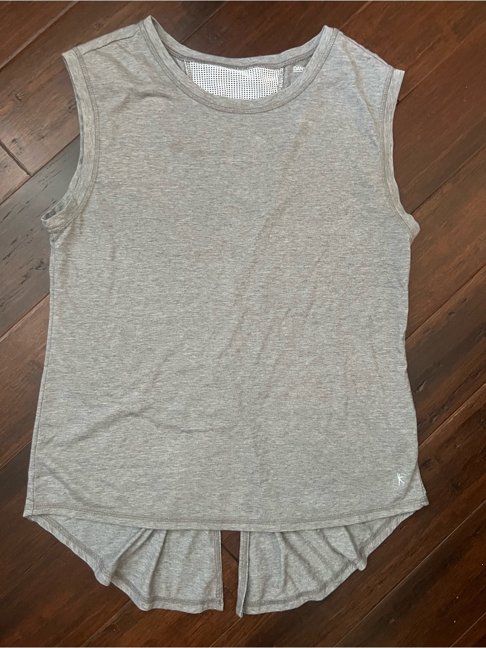 Danskin Now Light Gray Sleeveless Active Tank Top